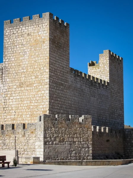 Castelul medieval vechi de la Ensinas de Escuevo — Fotografie, imagine de stoc