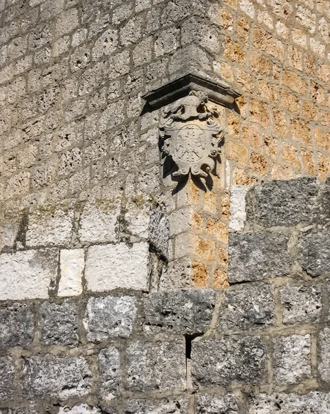 Old medieval Castle at Ensinas de Escuevo — Stock Photo, Image