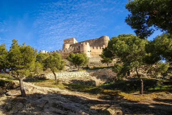 Antiguo castillo medieval en Biar —  Fotos de Stock
