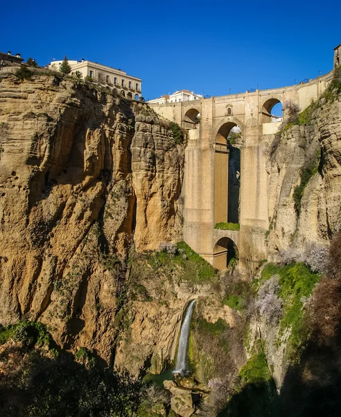 Ronda πόλη πάνω στο βράχο στην Ανδαλουσία — Φωτογραφία Αρχείου