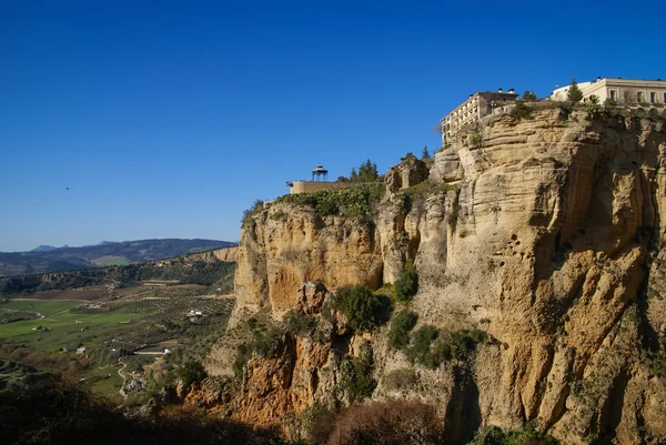 Ronda város a rock Andalúziában — Stock Fotó