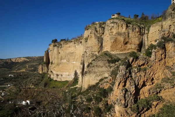 Cidade de Ronda na rocha na Andaluzia — Fotografia de Stock