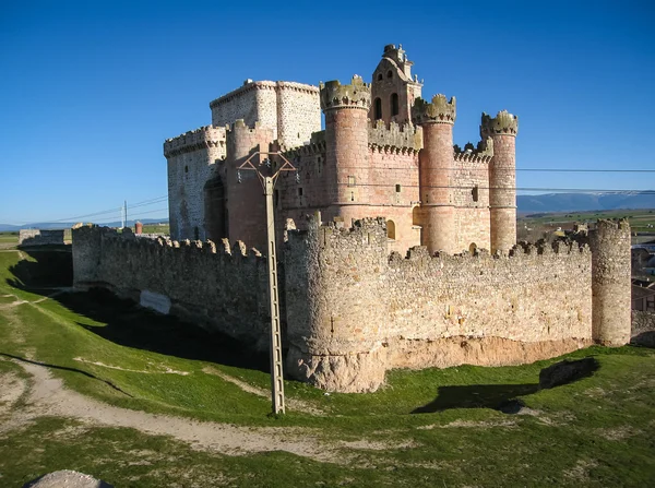 Старого середньовічного замку Turegano — стокове фото