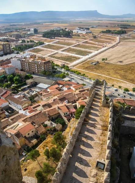 Původní středověký hrad Almansa — Stock fotografie