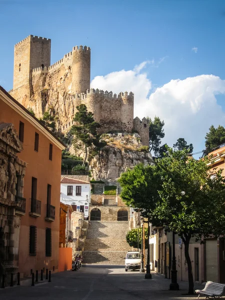 Eski ortaçağ Almansa Kalesi — Stok fotoğraf