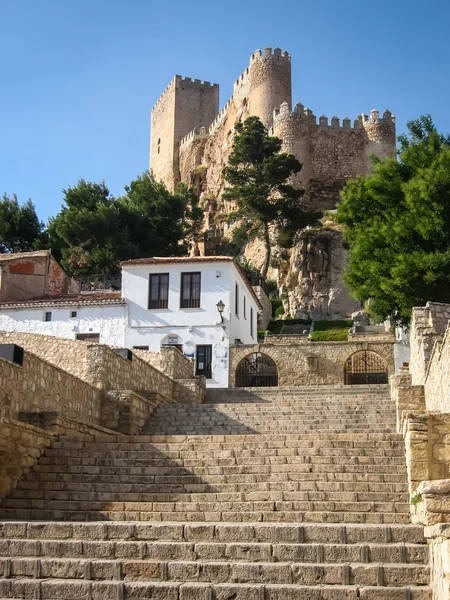 Antigo castelo medieval de Almansa — Fotografia de Stock