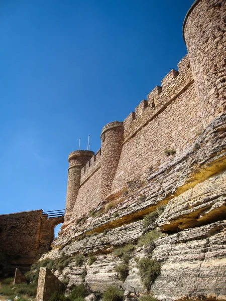 Szynszyla de Montearagon zamek — Zdjęcie stockowe