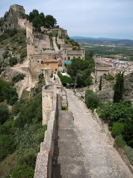 Antiguo Castillo medieval en Jativa — Foto de Stock