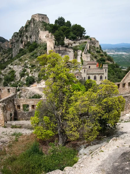 Jativa, eski ortaçağ kalesi — Stok fotoğraf