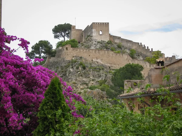 Old medieval Castle at Jativa — Stock Photo, Image