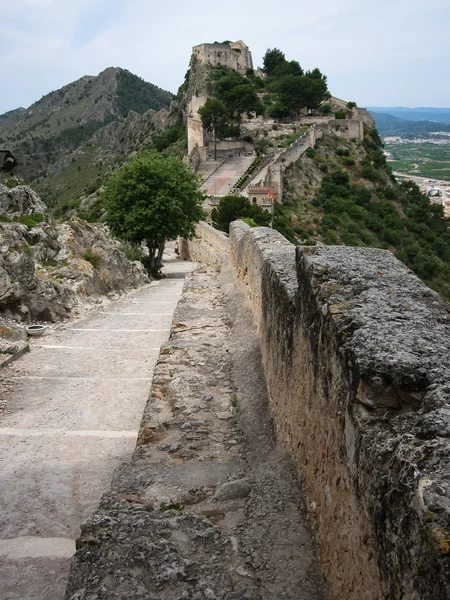 Jativa, eski ortaçağ kalesi — Stok fotoğraf
