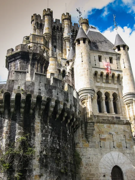 Stary średniowieczny zamek Butron — Zdjęcie stockowe