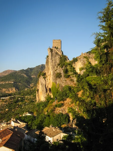 Ancient castle at sunset — Stock Photo, Image