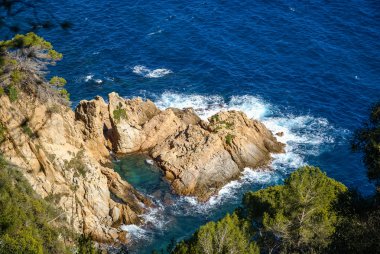 Güzel sahil Tossa de Mar