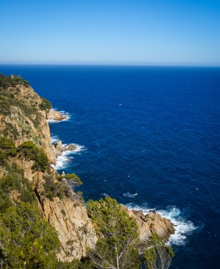 Güzel sahil Tossa de Mar