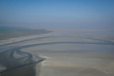 Pastel renklerle manzara