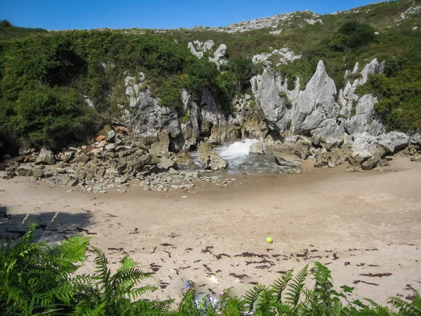 Malowniczej plaży Gulpiuri — Zdjęcie stockowe