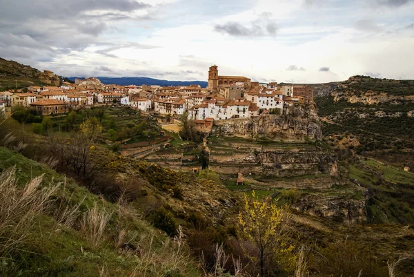 Hermoso Villarluengo en España — Foto de Stock