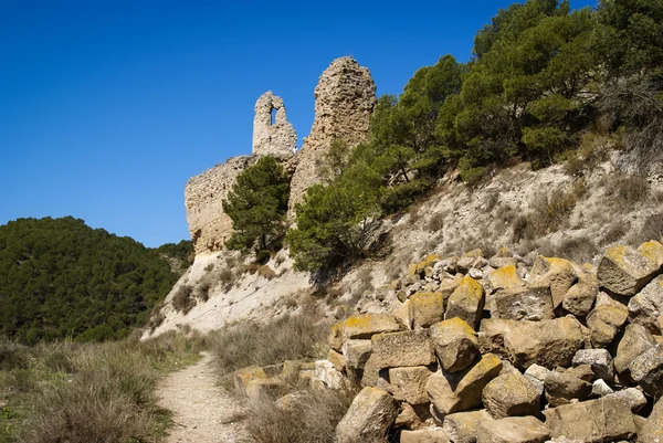 Ruinen der Burg von Farfania — Stockfoto