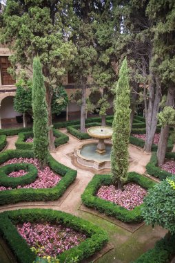 Güzel veranda parkta