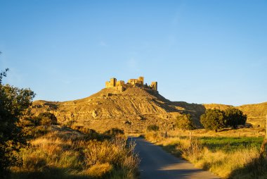 Montearagon adlı bir kale kalıntıları