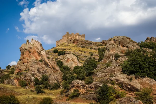 Castle at Riba de Santiuste — Stock Photo, Image