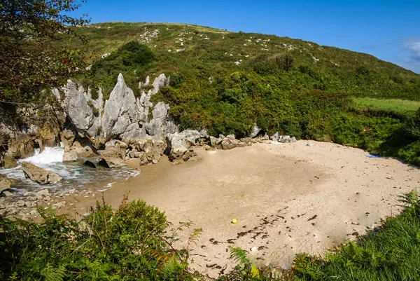 Gulpiuri plaża w Asturii y Cantabria — Zdjęcie stockowe