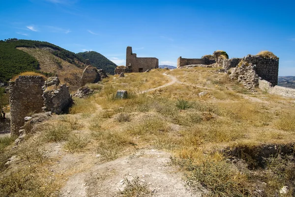 Ruinen einer Burg in moclin — Stockfoto