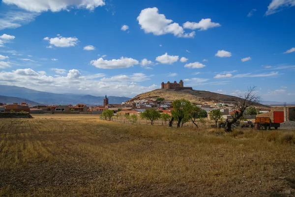 Eski ortaçağ kalesi Lacalaora — Stok fotoğraf