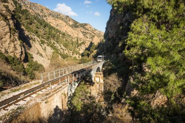 COG Railwayin Vouraikos gorge