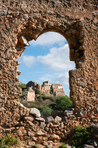 Panorama u Monemvasia, Peloponés, Řecko — Stock fotografie