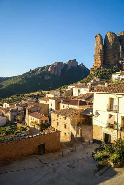 Cityscape Aguero, Aragon — Stok fotoğraf