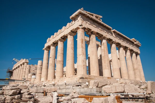 Ruïnes van de oude Akropolis in Athene — Stockfoto