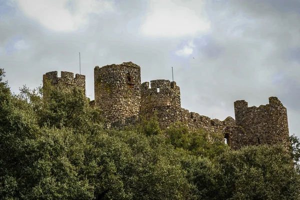 Ruines d'un château à Salvatiera de los Barros — Photo