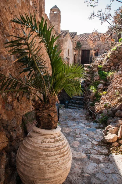 Cityscape at Monemvasia, Peloponnese, Greece — Stock Photo, Image