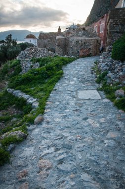 Cityscape, Monemvasia, Peloponnese, Yunanistan