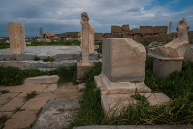 Delos adasının, antik Yunan kalıntıları