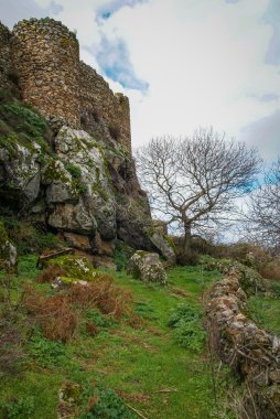 Salvatiera de los Barros adlı bir kale kalıntıları