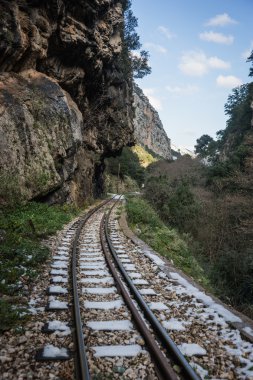 COG Railwayin Vouraikos gorge