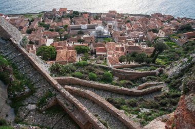 Cityscape, Monemvasia, Peloponnese, Yunanistan