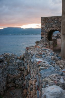 Cityscape, Monemvasia, Peloponnese, Yunanistan