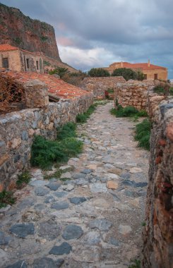 Cityscape, Monemvasia, Peloponnese, Yunanistan