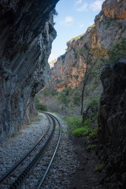 COG Railwayin Vouraikos gorge