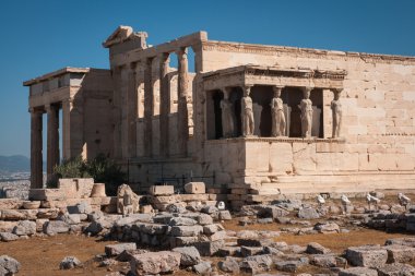 Atina'da antik Acropolis kalıntıları