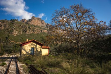 Vouraikos gorge, Peloponnese, Yunanistan