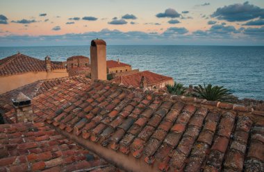 Cityscape, Monemvasia, Peloponnese, Yunanistan