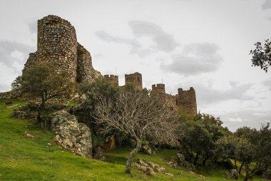 Salvatiera de los Barros adlı bir kale kalıntıları