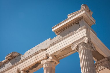 Atina'da antik Acropolis kalıntıları