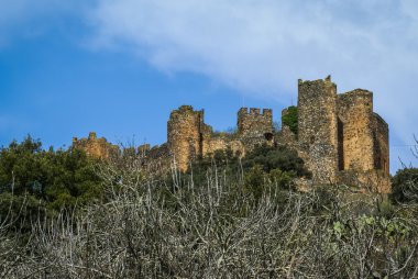 Salvatiera de los Barros adlı bir kale kalıntıları