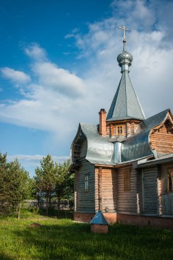Sergeevo, küçük ahşap kilise